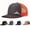 R Black, variant on Baseball Cap for Men Women Outdoor Mesh Gauze Breathable Sun Hat Summer Sport Hat Black