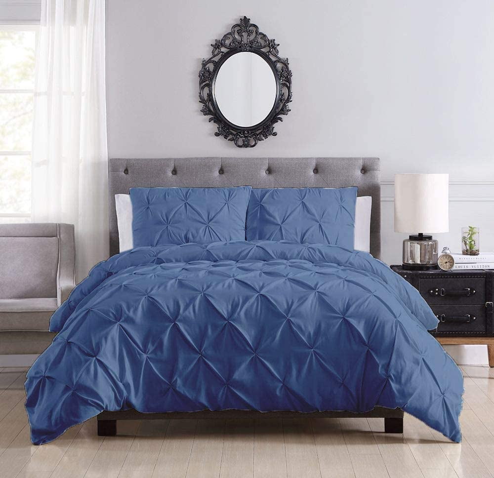 Luxurious Duvet Cover Set with Zipper & Corner Ties 800TC 100 Organic