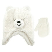 Toddler Cold Weather Teddie Bear Beanie Hat and Gloves Set by Addie & Tate