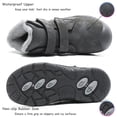thumbnail image 5 of Stepedia Hiking Boots Boys Girls Waterproof Snow Boots Warm Faux Fur Lined Winter Walking Shoes for Kids, Gray, 13 Little Kid, 5 of 8