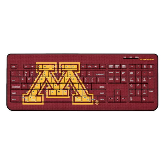 Keyscaper Minnesota Golden Gophers Wireless Keyboard