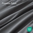 thumbnail image 3 of KINMEROOM Twin XL / Full Size 3-Piece All-Season Down Alternative Comforter Set Dark Gray (Comforter and Pillowcase Bedding Set), 3 of 8