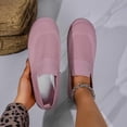 thumbnail image 6 of Dweltoz Womens Walking Shoes Slip on Non Slip Mesh Tennis Workout Shoes Comfortable Casual Athletic Shoes with Arch Support,Pink 36, 6 of 7