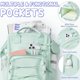thumbnail image 3 of Mochila Fimibuke para niñas en edad escolar con estuche para lápices, 3 of 9