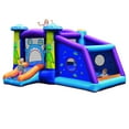 thumbnail image 5 of Topbuy Alien Bounce House Kids with Jump Slide, Ball Pit Inflatable Bouncer Without Blower, 5 of 5