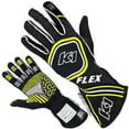 thumbnail image 2 of K1 Racegear Glove Flex Medium Black / Flo Yellow SFI / FIA, 2 of 2