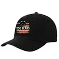thumbnail image 2 of Trgacdwlo 250 Anniversary USA Hat Embroidered Adjustable Patriotic 250th Anniversary Retro Baseball Cap Black, 2 of 3