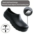 thumbnail image 4 of Cyiecw Chef Shoes Men Oil Water Resistant Non-Slip Safety Work Shoes for Kitchen Garden Bathroom Hospital, 4 of 7