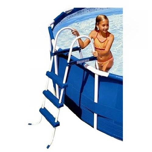 Intex 36" Above Ground a Frme Swimming Pool Ladder Open Box for sale online 