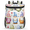 Multicolor 1, variant on Jiaoprinted Rainbow Unicorn Portable Leakproof Cooler Backpack, Unicorn Insulated Backpack Cooler for Picnic Camping