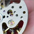 thumbnail image 1 of Movimiento automático del reloj del movimiento del esqueleto del péndulo de la radiación 2001 Afortunado Sencillez, 1 of 4