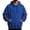 Blue, variant on Kamentoy Lightweight Hoodies For Men Vintage Drawstring Collar Pullover Kangaroo Pocket | Plain Vintage Fashion Hooded Sweatshirt for Fall Winter School Sports