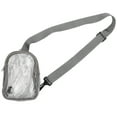 thumbnail image 2 of Bolso de hombro transparente Bling Bling PVC transparente para mujer, 2 of 12