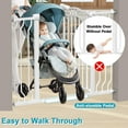 thumbnail image 3 of FURDEAR Extra Wide Baby Gate for Doorways 62.56"-71.6" Metals White, 3 of 7