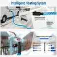 thumbnail image 5 of SPEEDWOW Heated RV Water Hose 15ft, Temperature Down to -45°F, Energy-Saving Thermostat, 5/8" Inner Diameter, Heated Drinking Water Hose for Campers, Home, Agriculture, 5 of 9