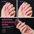 thumbnail image 2 of Esmalte de uñas en gel con purpurina con forma de escarabajos, 6 colores, remoja los rayos UV, 2 of 7