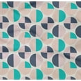 thumbnail image 4 of oneOone Organic Cotton Poplin Twill Fabric Circle Geometric Print Fabric By The Yard 42 Inch Wide, 4 of 4