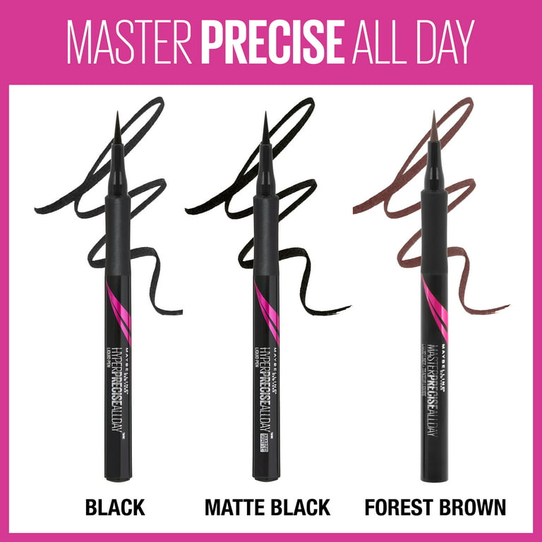 Maybelline Eyestudio Master All Day Liquid Eyeliner Makeup, Forest Brown, 0.034 fl. oz. - Walmart.com