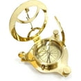 thumbnail image 3 of Sundial Compass Cadran Solaire en Laiton Massif, 3 of 6