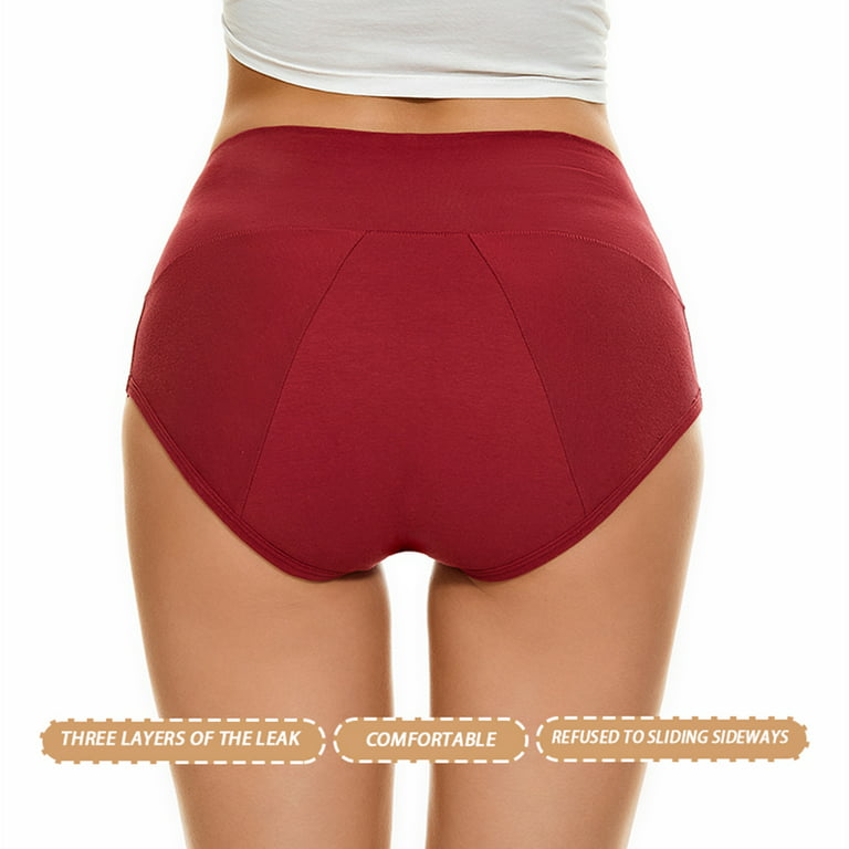 Rovga Panties For Women High Waist Leakproof Underwear For Female Plus Size  Panties Leak Proof Menstrual Panties Pants Underpants
