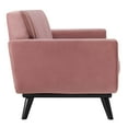 thumbnail image 5 of Modway Engage Channel Tufted Performance Velvet Loveseat in Dusty Rose, 5 of 7