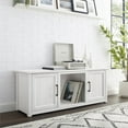 thumbnail image 5 of Bowery Hill 58" Rustic Low Profile TV Stand in Whitewash Finish, 5 of 15