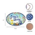 thumbnail image 2 of Oktoberfest Haus "Oma's Home" Decorative Oma Gift Idea Ceramic 11x8" Door Sign, 2 of 2
