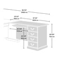 thumbnail image 3 of Sauder Heritage Hill 48" Return Kit, Classic Cherry Finish, 3 of 10
