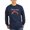 Navy, variant on - Somewhere Over The Rainbow Long Sleeve Dark T-Shir - Long Sleeve Dark T-Shirt