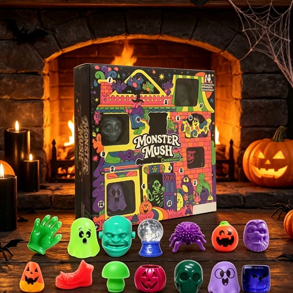Monster Mush 14 Day Halloween Advent Calendar - Squishy Fidget Surprise Set