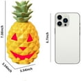 thumbnail image 3 of Halloween Indoor & Outdoor Decorations – Pineapple Pumpkin Lights, 2025 Yellow LED Jack O' Lanterns for Garden & Yard, 3 of 5