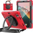 thumbnail image 1 of Pour Xiaomi Pad 5 Étui PC+Silicone Antichoc avec Support Rotatif/sangle d'Épaule, 1 of 5