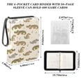 thumbnail image 3 of ALAZA Cartoon Alligators Trading Card Binder 4 Pocket Cards Collection Album 400 Folder Holder, 3 of 6