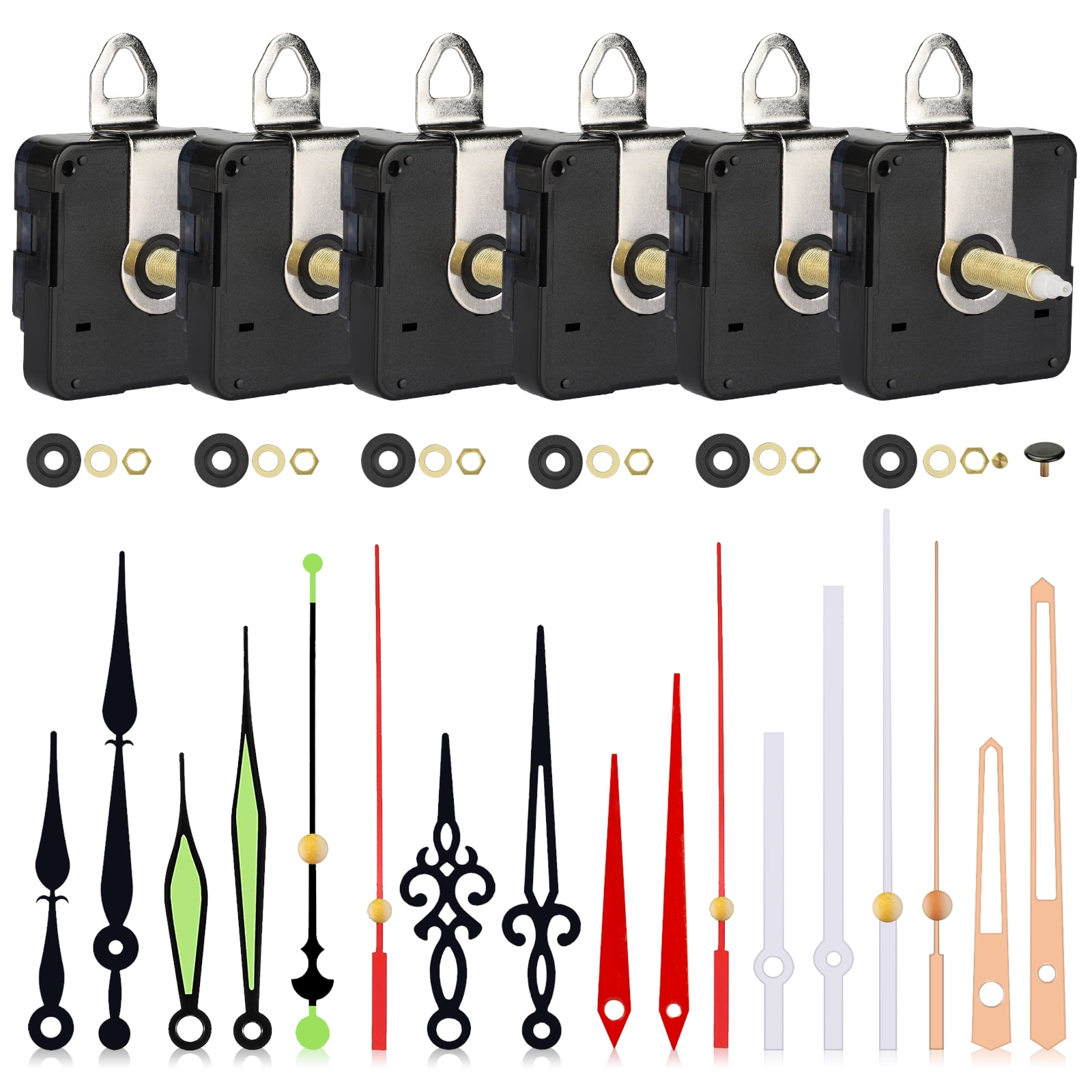 High Torque Silent Quartz Clock Movement Mechanisms with Hands Battery