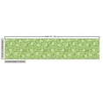 thumbnail image 3 of Botanical Fabric by the Yard, Continuous Abstract Illustration of Tender Anthurium Flowers, Upholstery Fabric for Dining Chairs Home Decor Accents, Pale Green Green by Ambesonne, 3 of 5