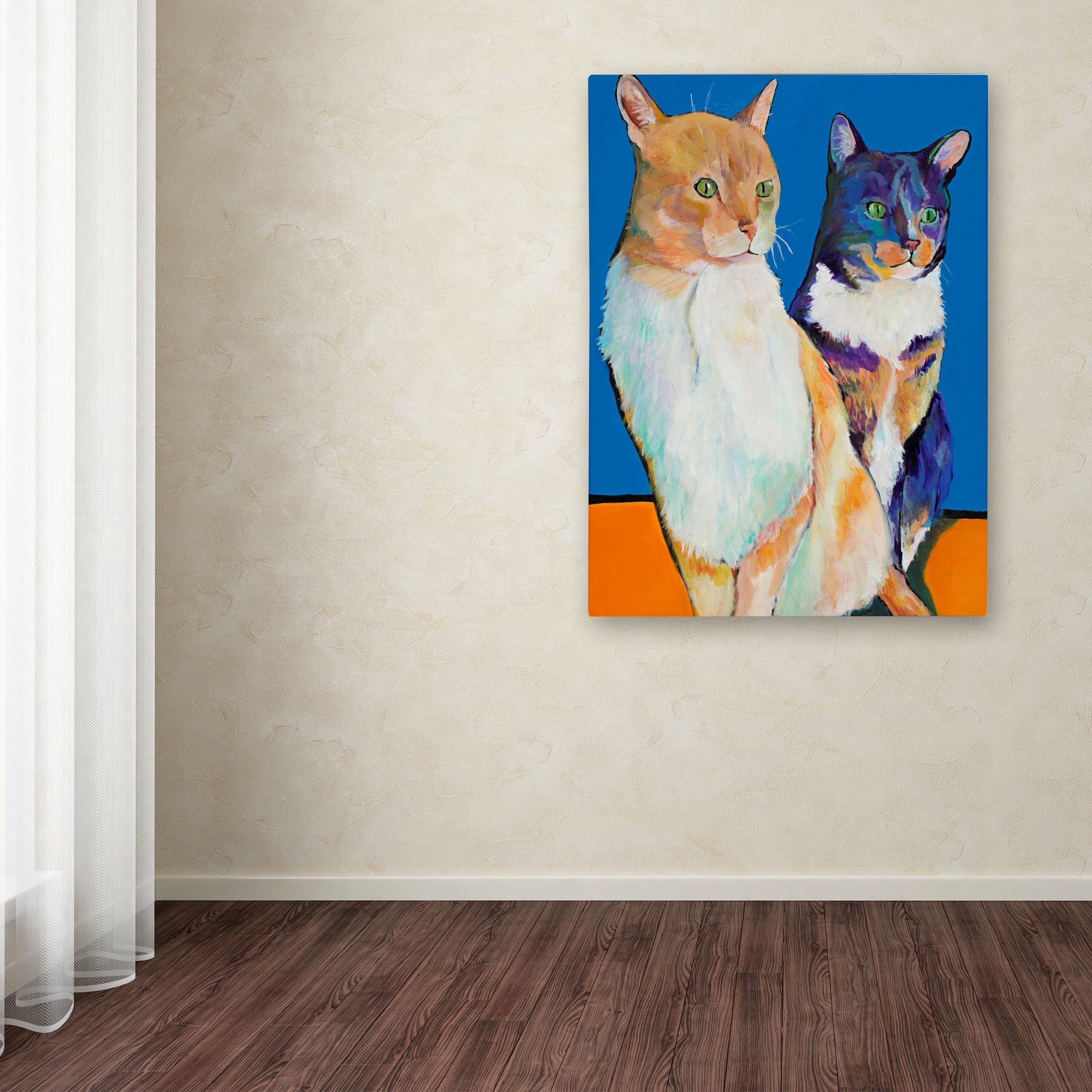 Trademark Fine Art "Dos Amores" Canvas Art by Pat Saunders