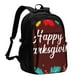 thumbnail image 1 of Balery Happy Thanksgiving Mochila con carga USB para hombre y mujer - Mochila impermeable y antirrobo para laptop con puerto USB para viajes, trabajo, 1 of 7