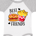 thumbnail image 4 of Inktastic Best Friends Burger and Fries Boys or Girls Baby Bodysuit, 4 of 5