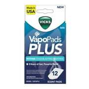 Vicks Vapo Pads Plus, Sinus or Allergy Relief, 12 Pack, VSP29P12