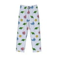 thumbnail image 4 of Goofa Sea Turtle Whale Printed Soft Pajama Pants for Men, Wide Leg Comfy Casual Lounge Yoga Pants-, 4 of 9