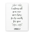 thumbnail image 5 of Scripture Walls  Casting All Your CAre 1 Peter 5:7 Christian Wall Art Bible Verse Print Ready To Hang Unframed, 5 of 17