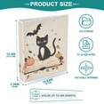 thumbnail image 3 of FORMRS 3 Ring Binder 1.5 inch with Pockets Set of 2 Clip Board 200 Sheets Capacity, Cartoon Halloween Cat, 3 of 8