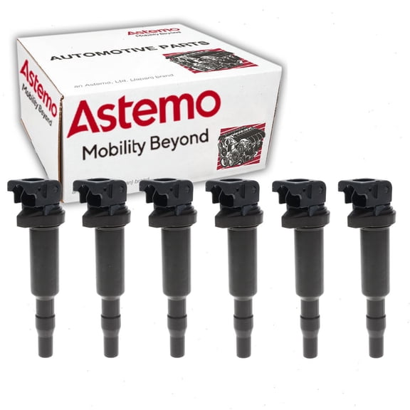 6 pc Hitachi IGC3875 Ignition Coils for Spark Plug Wire Boot