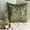3. Green (Chlorophyll), variant on Pillow Case With Zipper, Green 24"x24" (60x60 cm) Euro Pillowcases, Cotton Tropical & Leaf & Zardosi Embroidery Euro Pillow Covers, Nature & Floral Pattern, Modern - Tropical Breeze