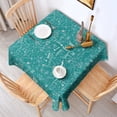 thumbnail image 2 of Math Equations Science Tools Green Pattern Square Tablecloth,Waterproof Square Table Cover,Wipeable Spillproof Washable Table Cover for Home Kitchen Party Decor 60"x60"(152x152cm), 2 of 6