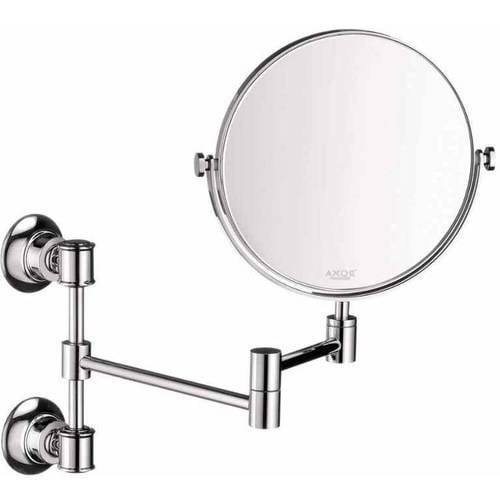 Hansgrohe 42090000 Chrome AX Montreux Shaving Mirror, Pull O