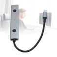 thumbnail image 1 of Hub USB Alimentado Por IA, aleación De Aluminio 2 Teclas Transcripción De Voz A Texto De Alta Precisión Hub De Voz AI 3 Puertos USB2.0 Para Computadoras Portátiles Tabletas De, 1 of 7