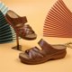 thumbnail image 4 of Nuevas sandalias de tacón de cuña para mujer, pantuflas cruzadas huecas cosidas, zapatos de masaje para mujer Wmkox8yii ytu5871, 4 of 6