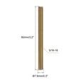 thumbnail image 2 of Uxcell 12pcs packs Fully Threaded Rods 5/16x3-1/4" for Mounting Assembly Fastening, Colorful Zinc, 2 of 5