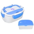 thumbnail image 2 of XYCCA Electric Lunch Box 40W 1.5L Portable Heated Lunch Box Stainless Steel Liner Cooking Lunch Box with Spoon ‑-0823, 2 of 5